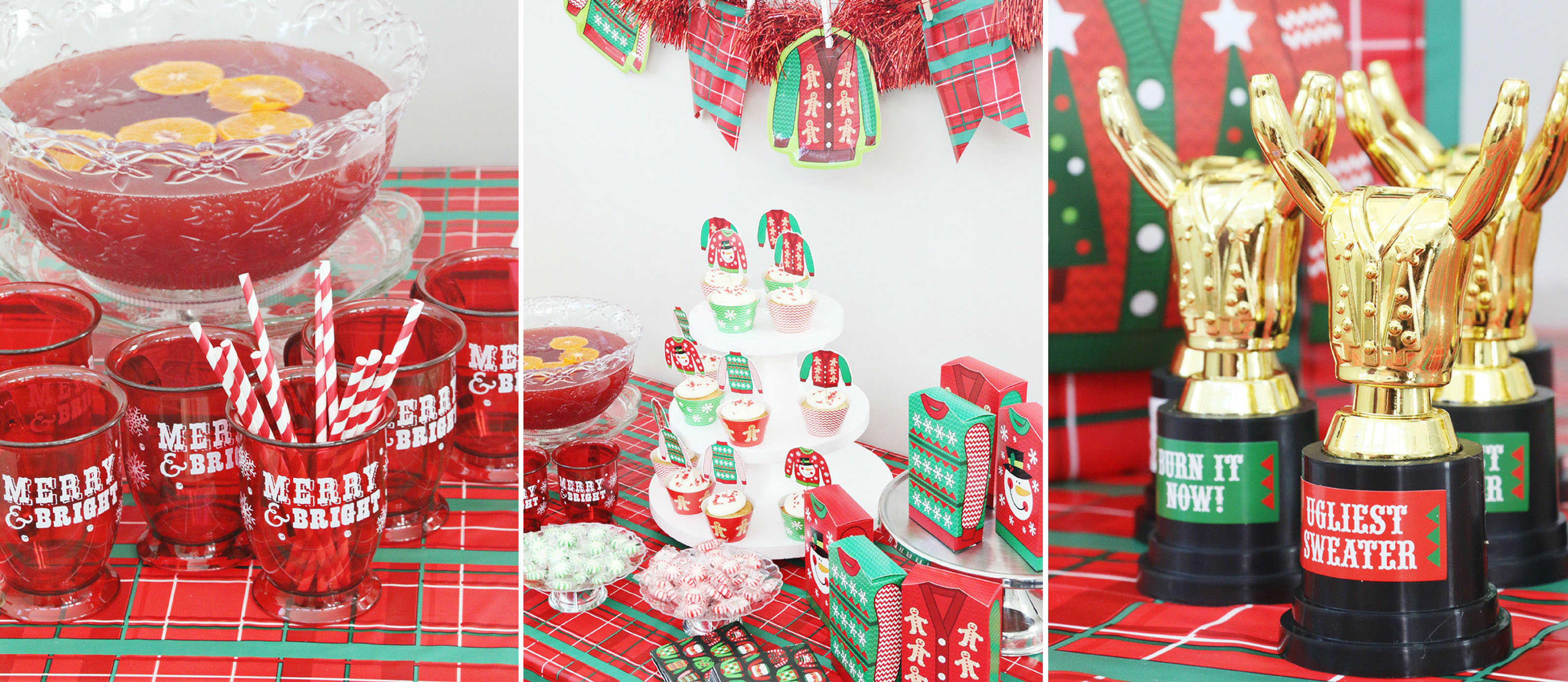 Diy ugly sweater party decorations sale